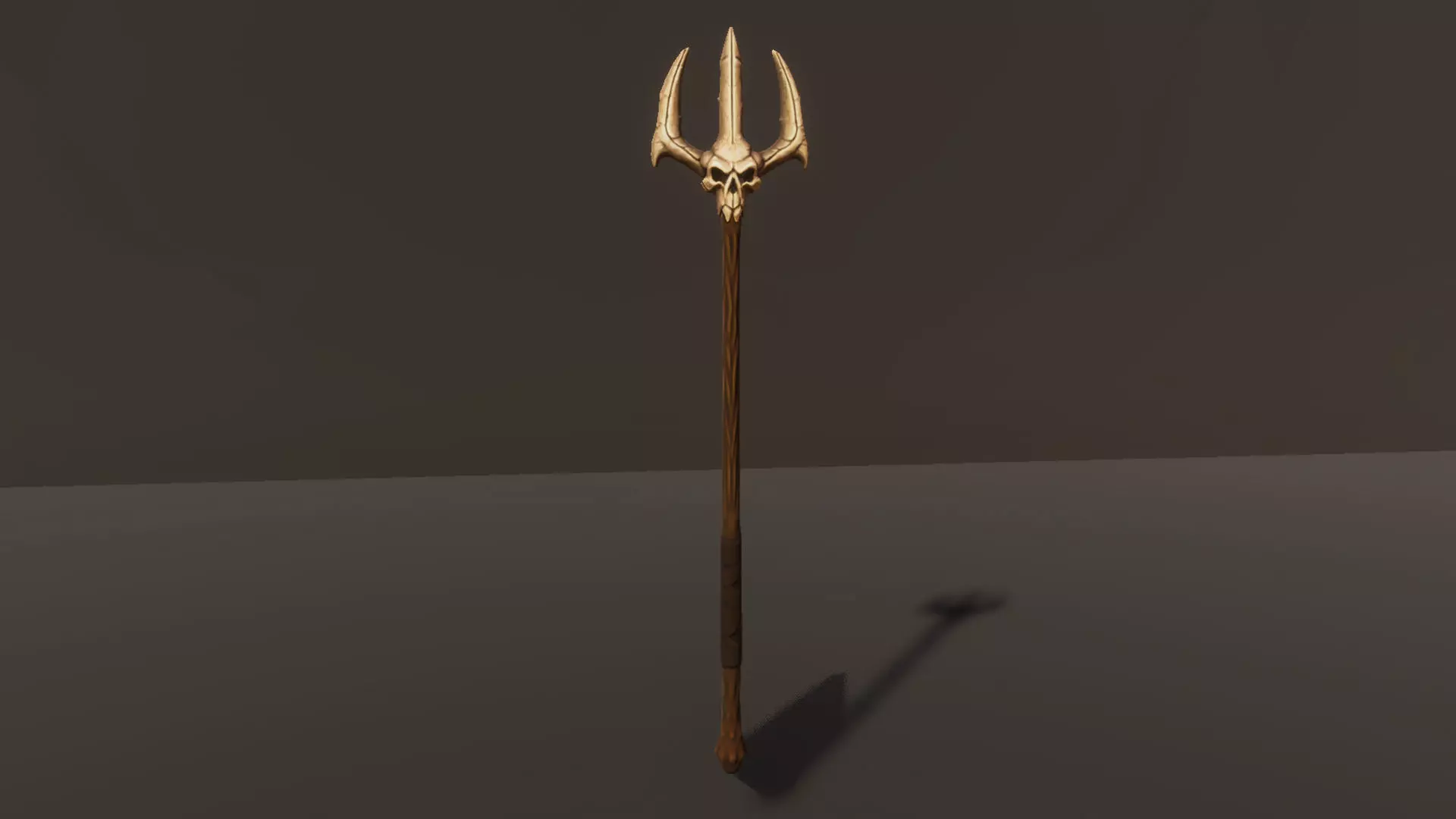 Demon Spearman - Game ready character Low-poly 3D model_11