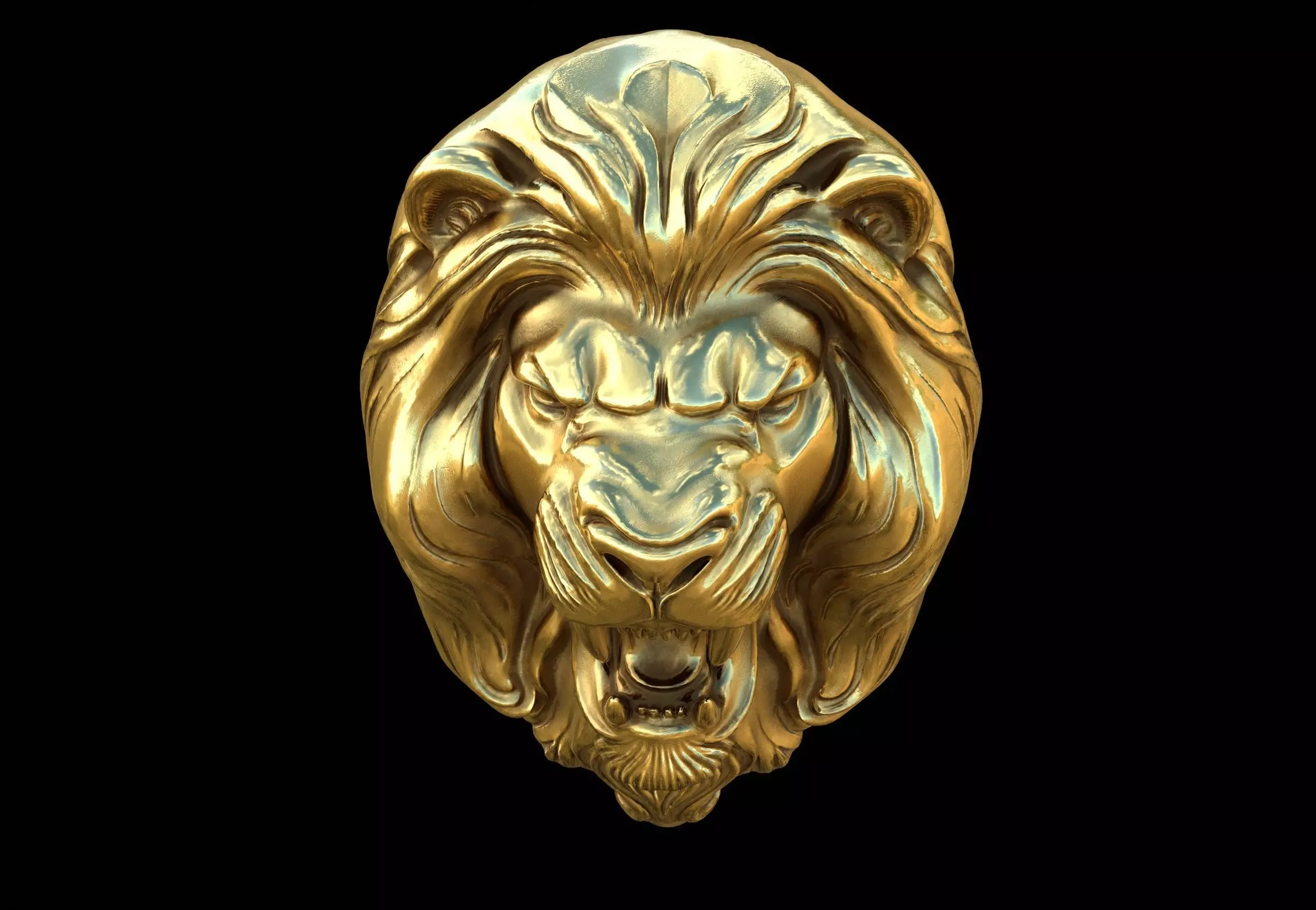 The lion 3D model_4