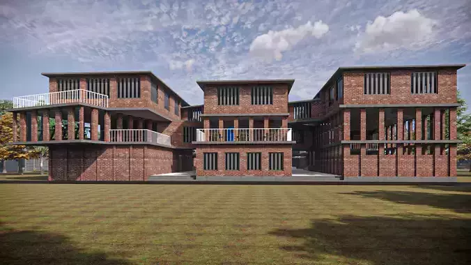 Community Club House Design - Revit model