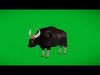 Gaur Indian Bison Low-poly 3D model_1