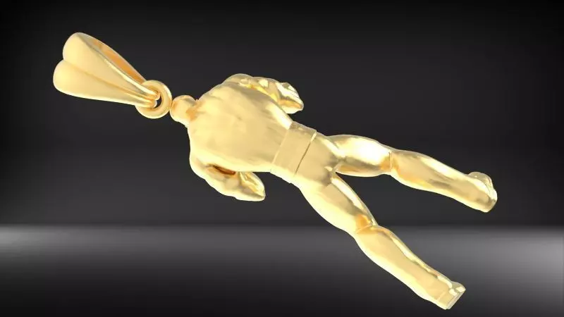 Boxer Pendant 3D print model_36