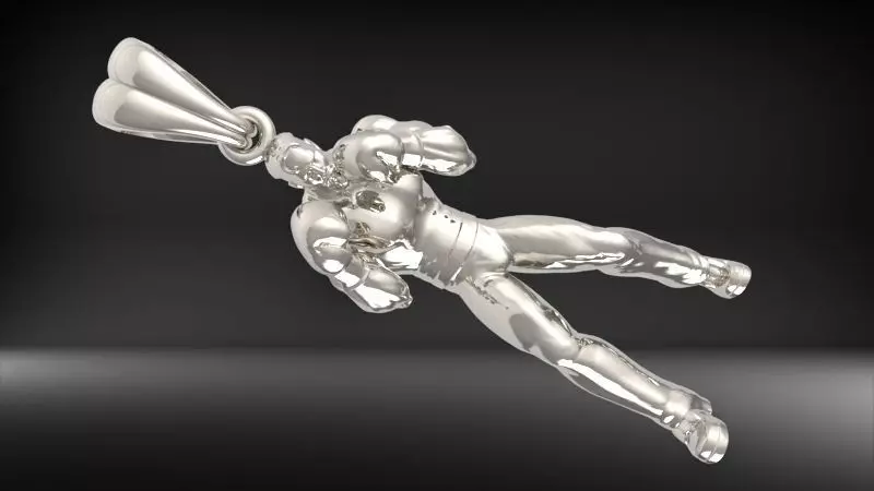 Boxer Pendant 3D print model_38