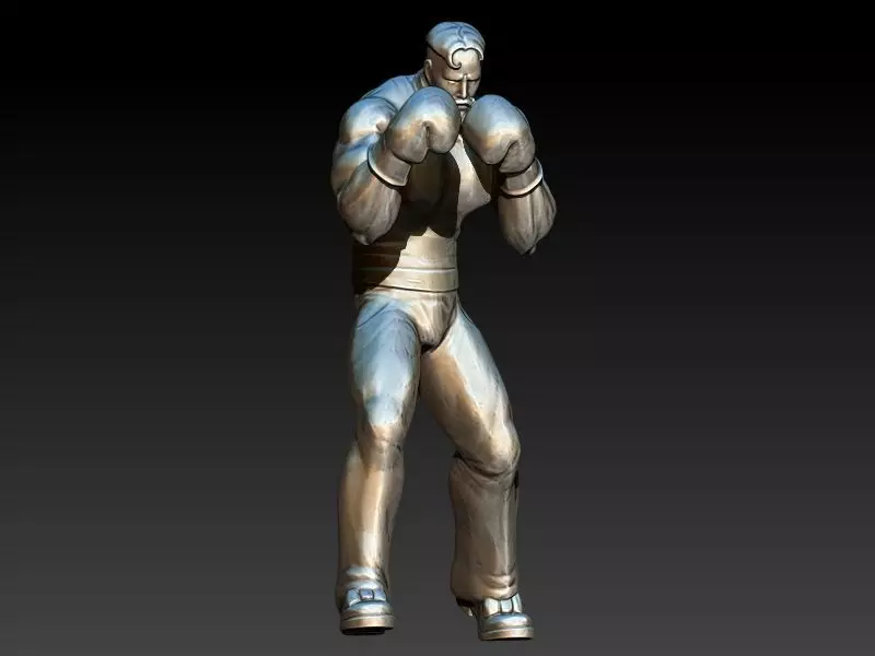 Boxer Pendant 3D print model_18