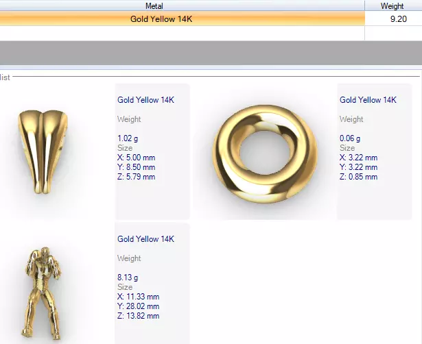 Boxer Pendant 3D print model_46