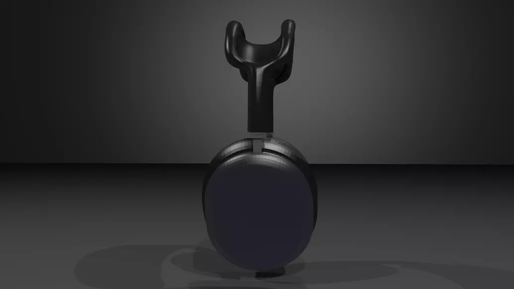 Bluetooth headset appel  3D model_3