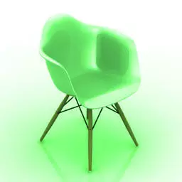 eames armchair Free 3D model