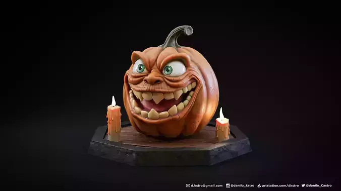 Halloween Pumpkin - 3D Print
