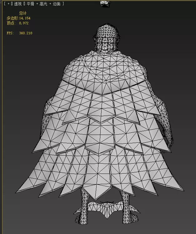  Owlman Low-poly 3D model_20