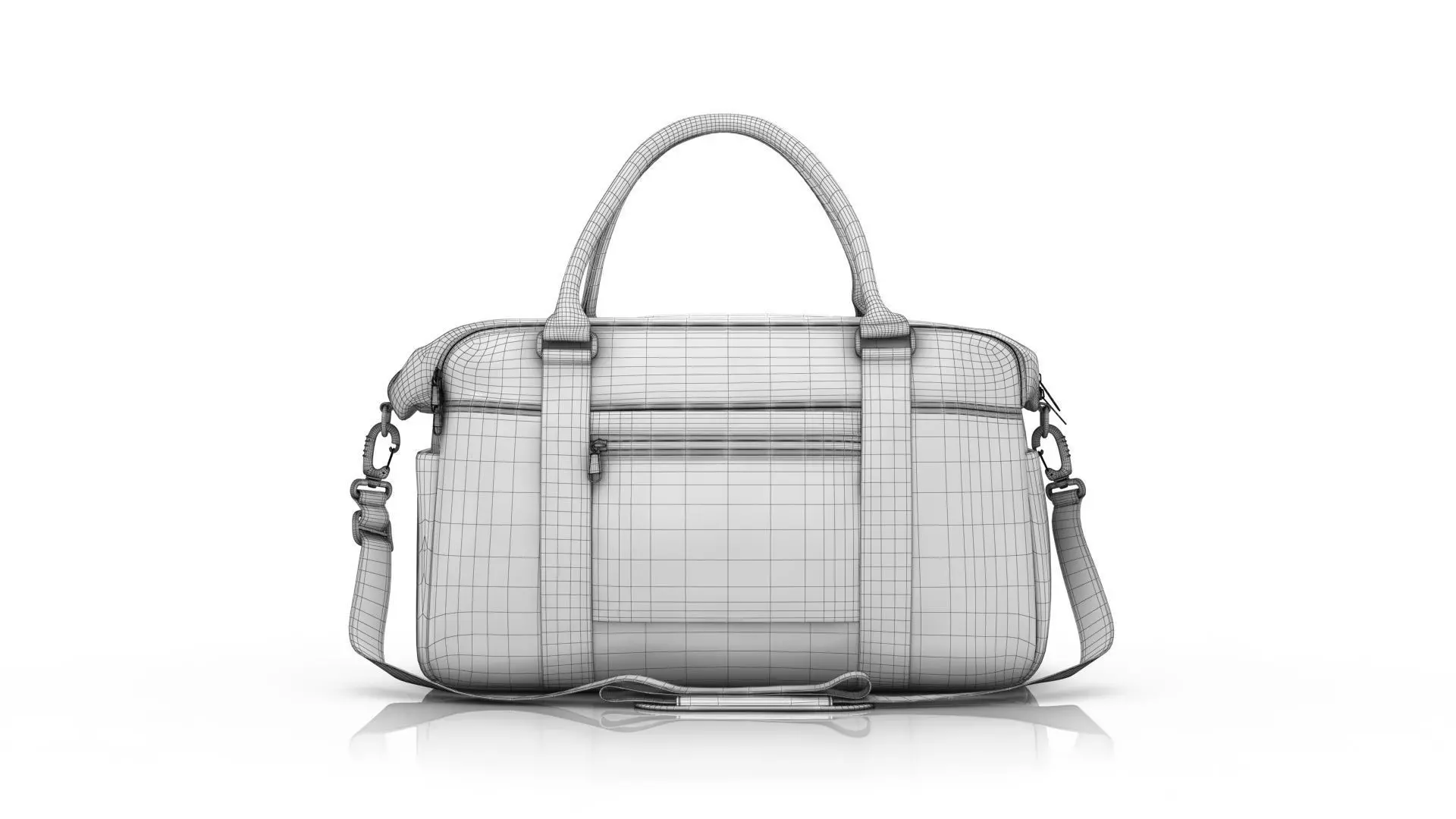 Travel Bag 3D model_11