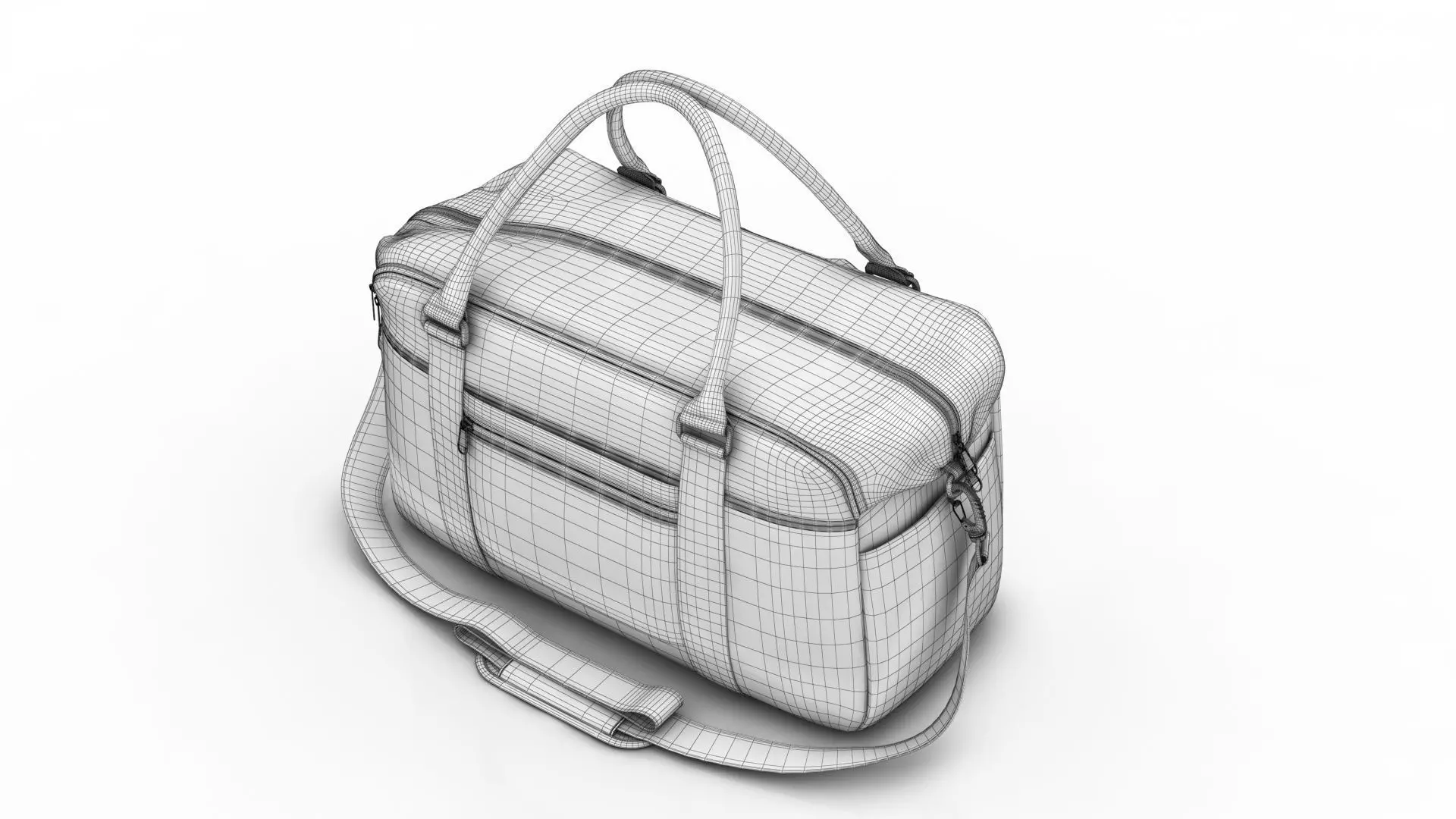 Travel Bag 3D model_13