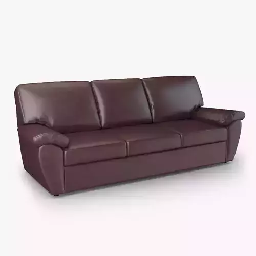 Highly Detailed Realistic Leather Sofa Senator 3D model