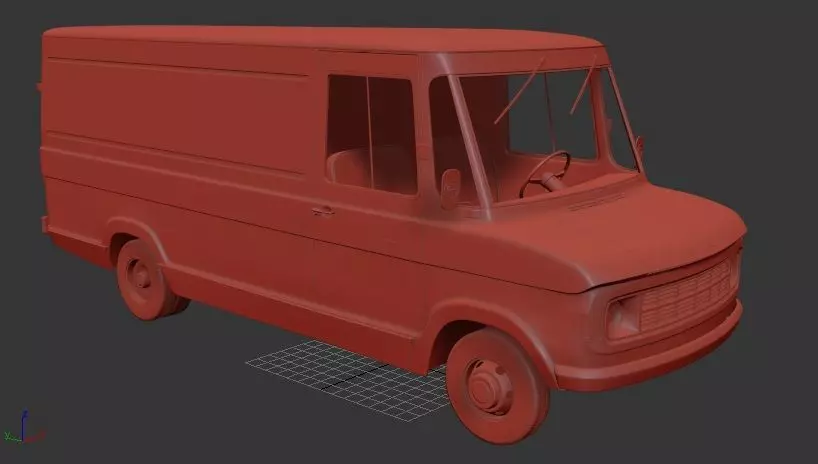 F A Series PanelVan 1973 3D print model_0