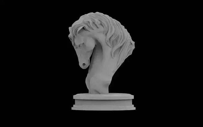 Horse bust 