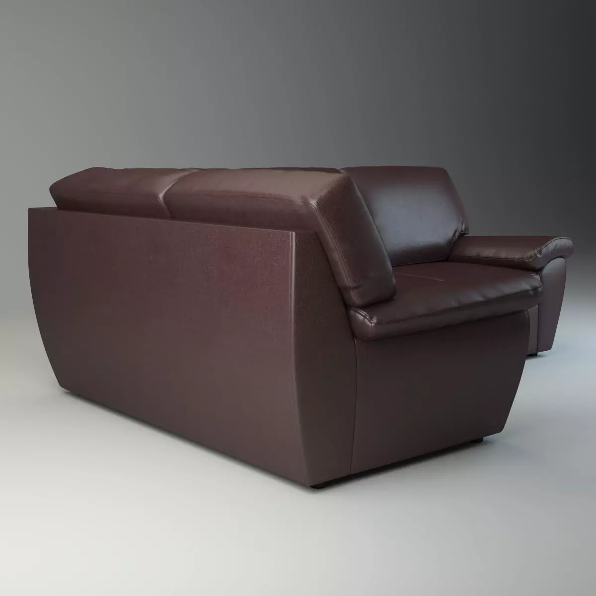 Highly Detailed Realistic Corner Sofa Senator 3D model_2