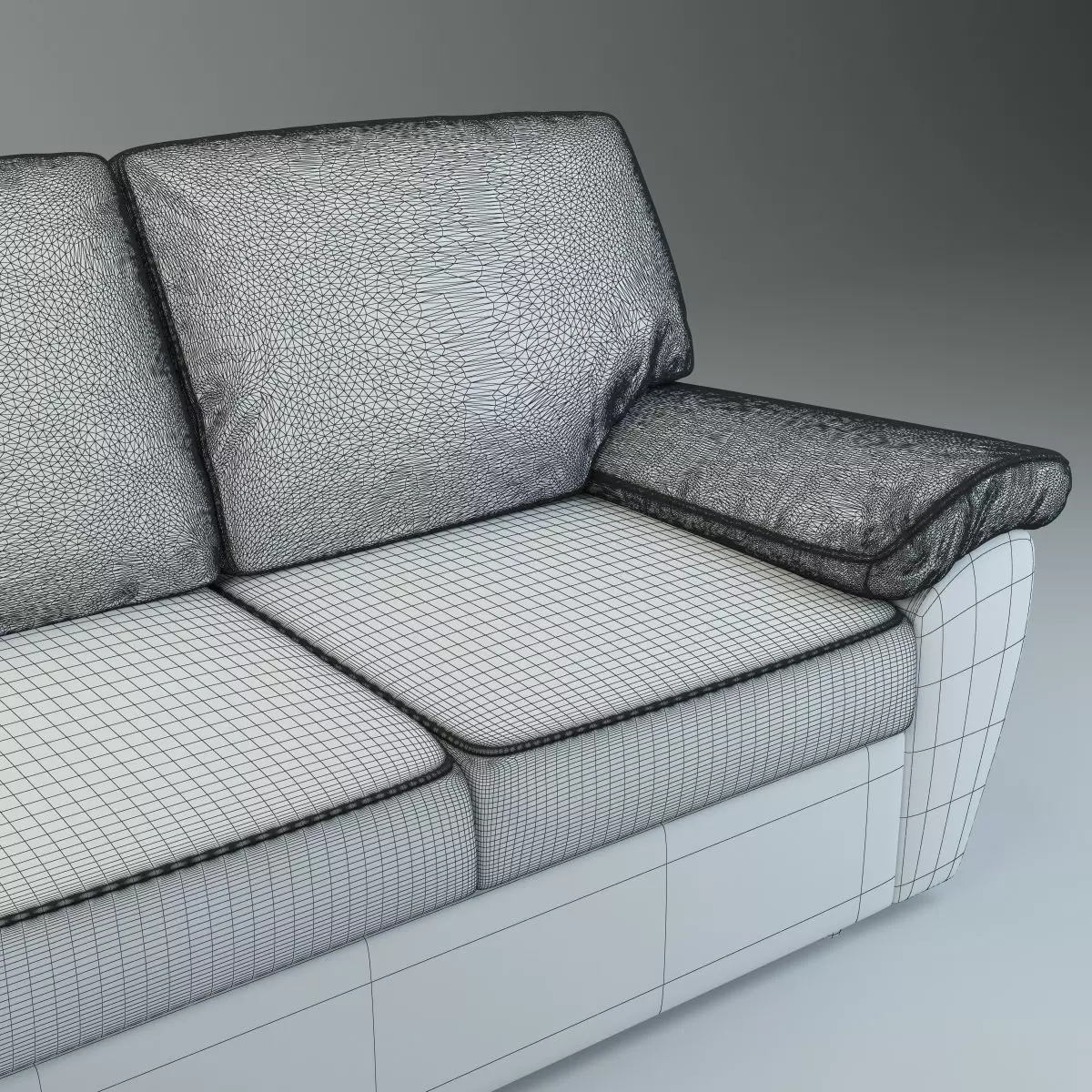 Highly Detailed Realistic Corner Sofa Senator 3D model_14