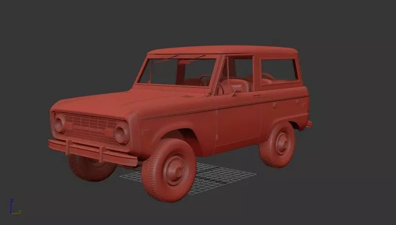 F Bronco Mk1 1975 3D print model_1
