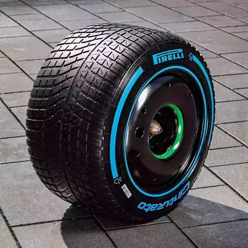 Pirelli Formula 1 2026 Rear FULL WET 375 35 R18 3D model