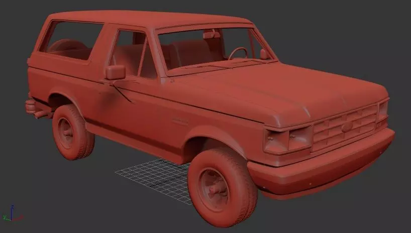 F Bronco Mk4 1989 3D print model_0