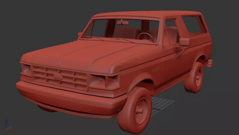 F Bronco Mk4 1989 3D print model_1