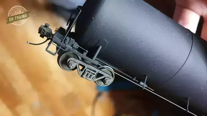 Train Car Trucks 3D print model 4