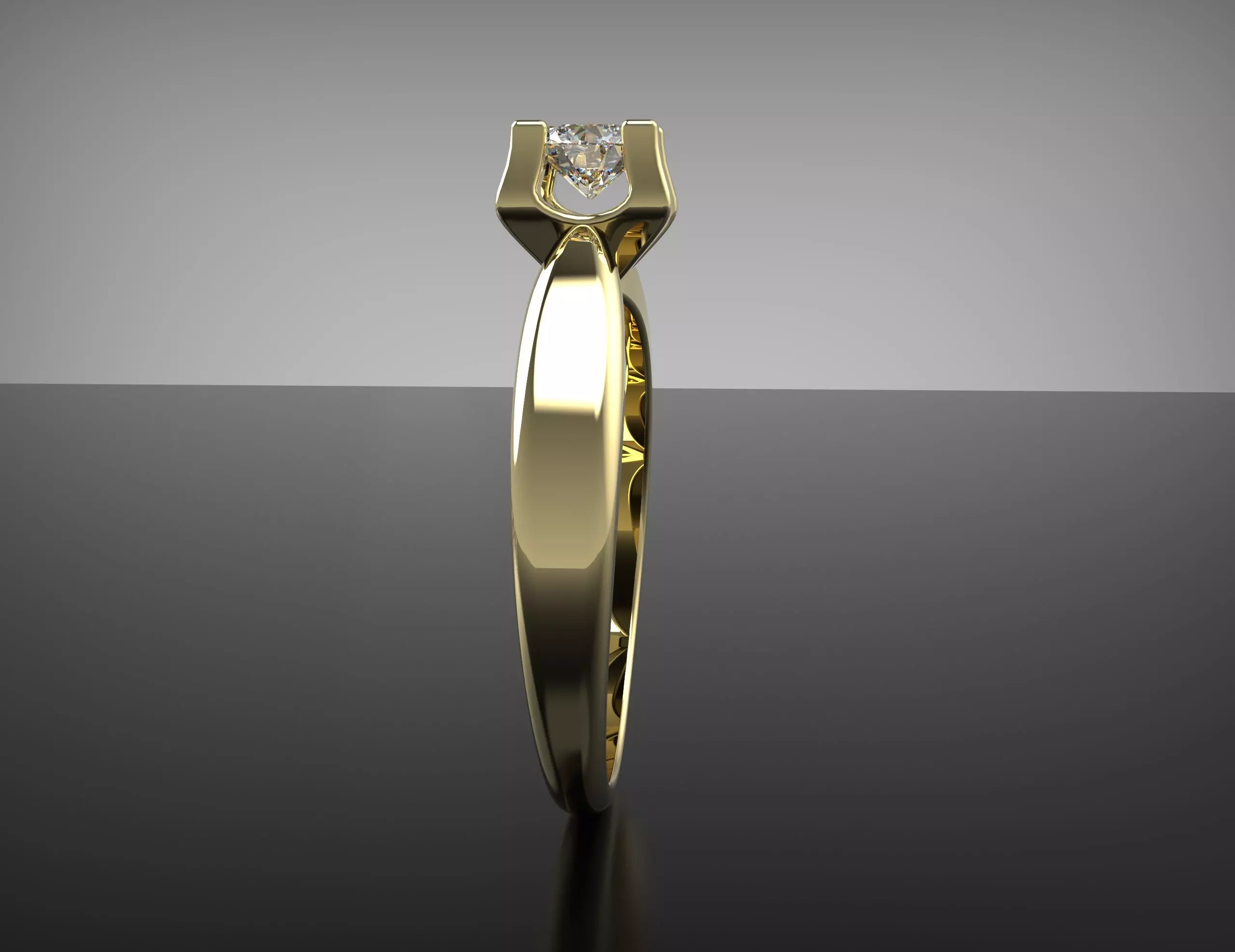 engagement rings 3D print model_2