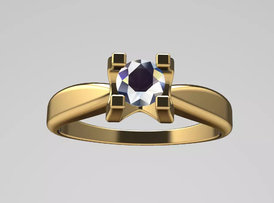 engagement rings 3D print model_9