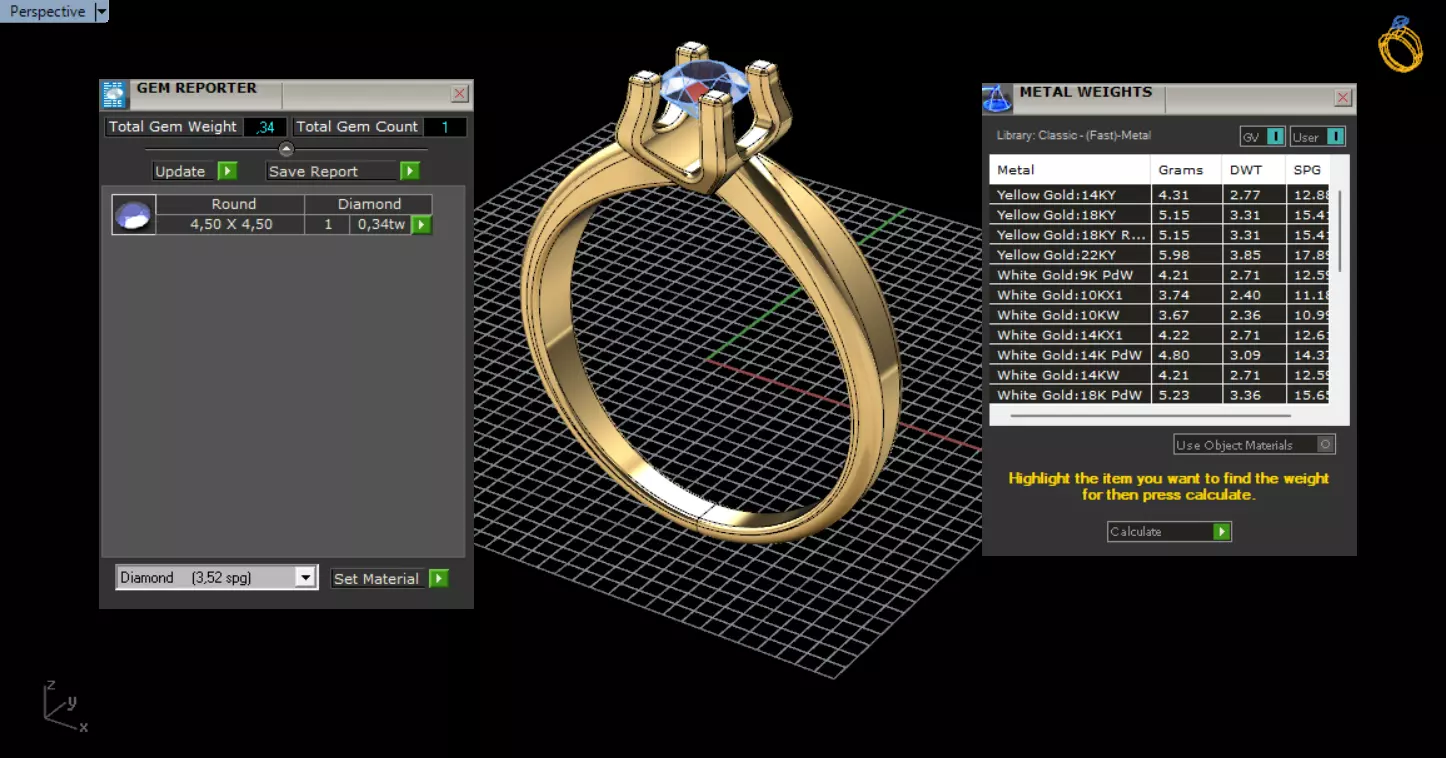 engagement rings 3D print model_4