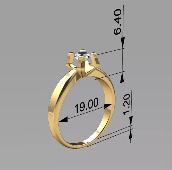 engagement rings 3D print model_5