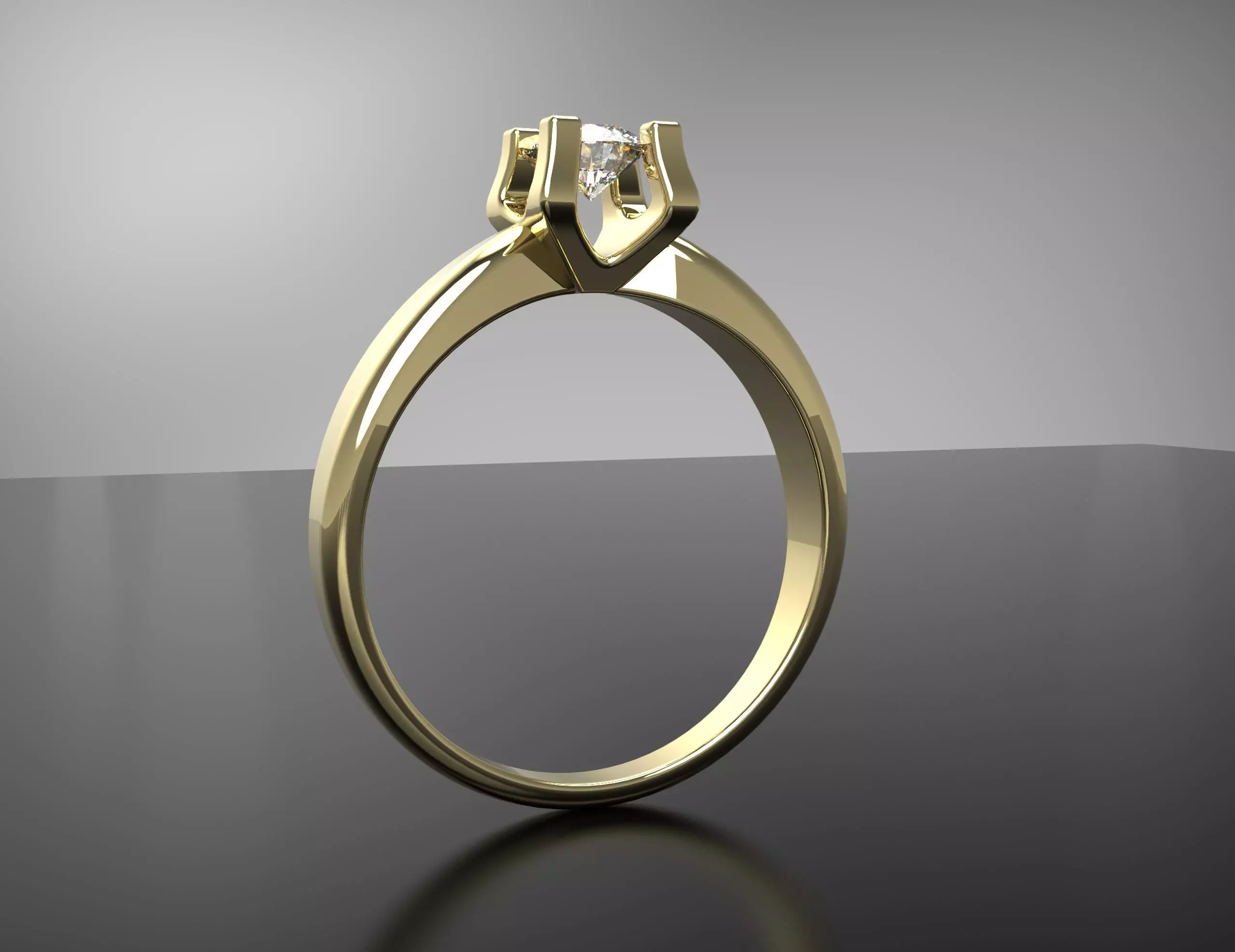 engagement rings 3D print model_3