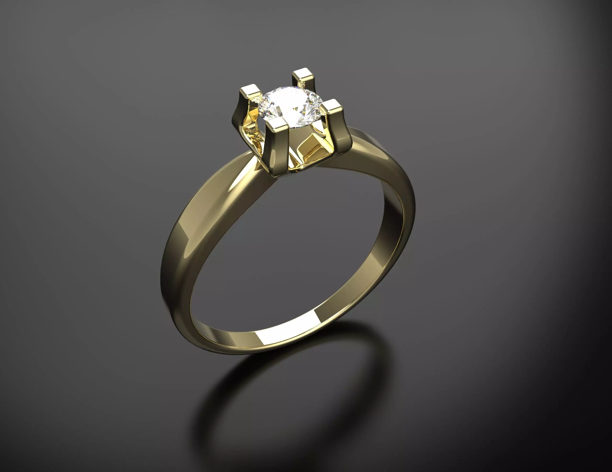 engagement rings 3D print model_1