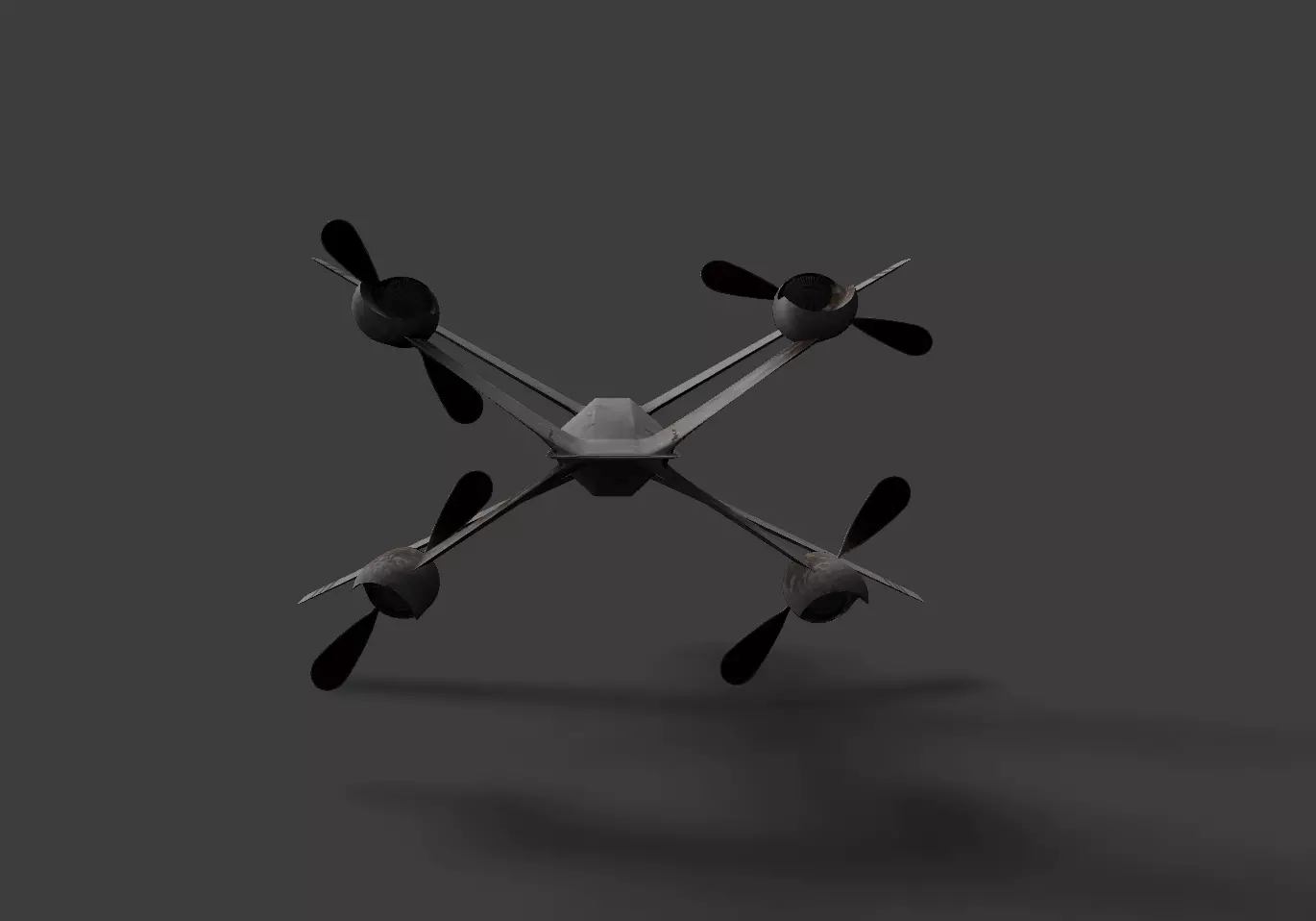 HX-2 Drone  3D model_0