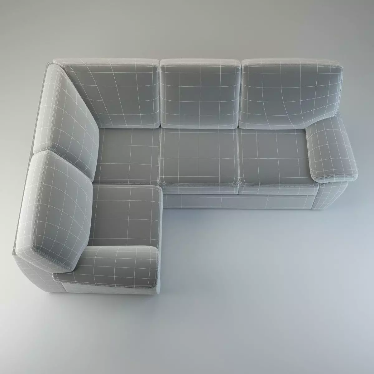 Corner Sofa Senator - Basic Model 3D model_2