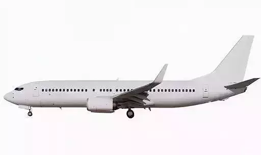 Commercial Airline Low-poly 3D model