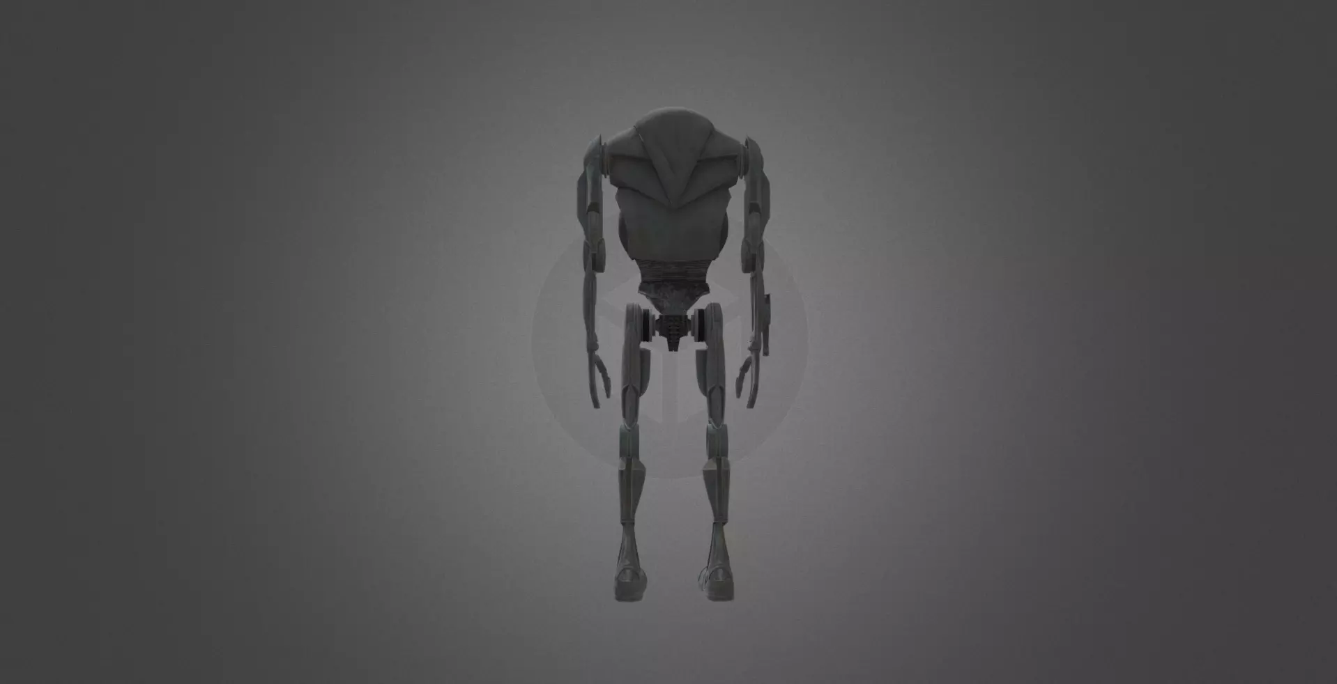 B2 Battle Droid 3D model_4