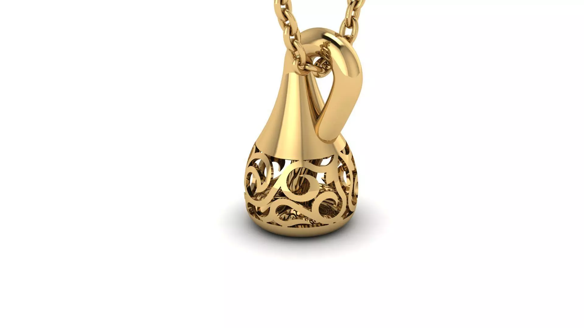 Klein Bottle Pendant  3D print model_0
