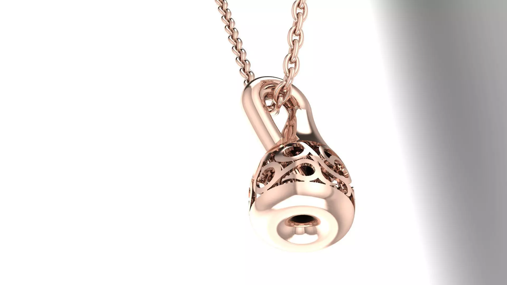 Klein Bottle Pendant  3D print model_2