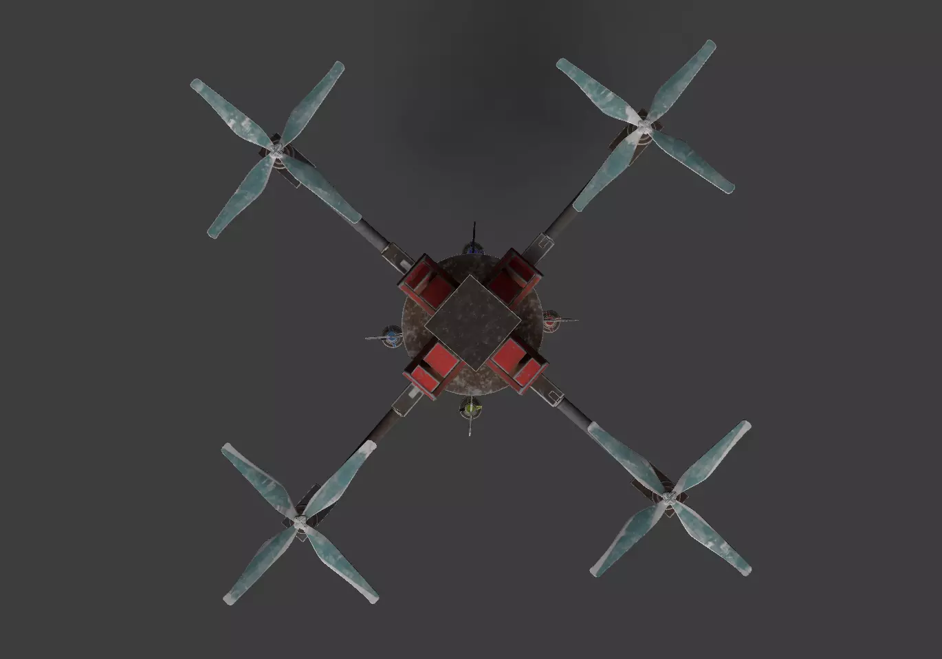 Feiyi Underwater Drone Low-poly 3D model_3