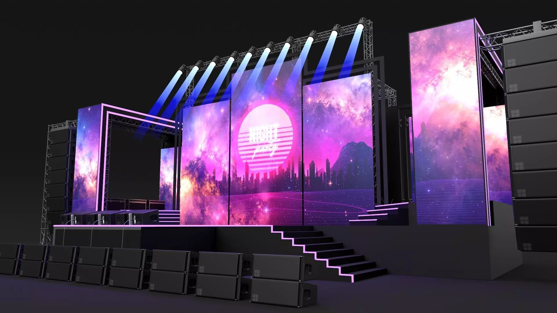Concert Stage 10 3D model_16