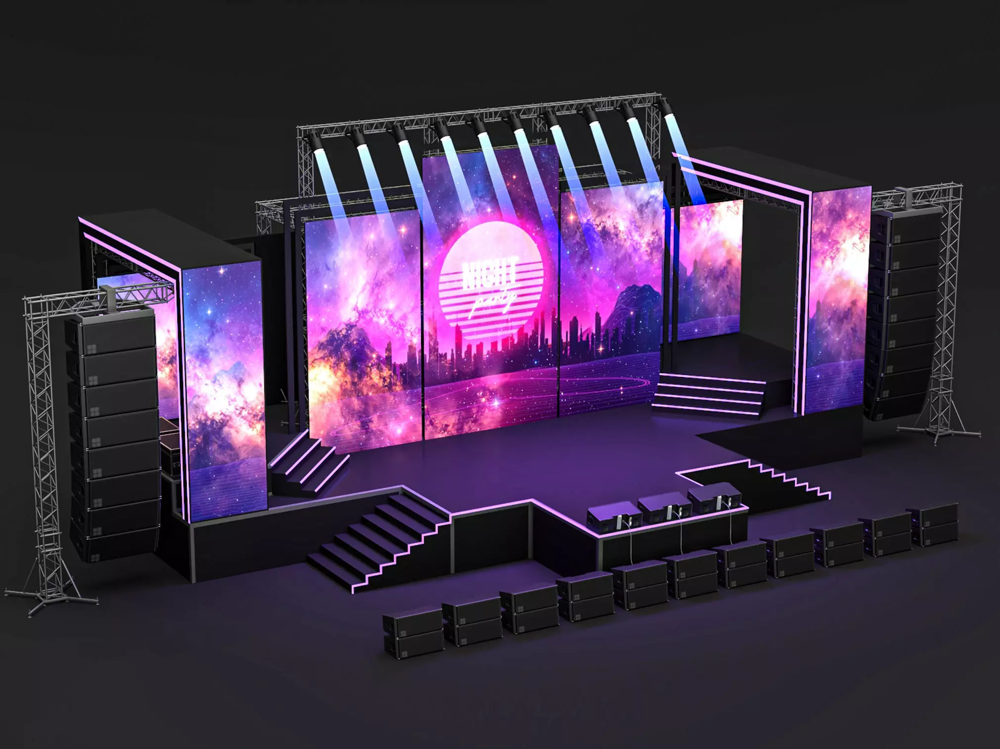 Concert Stage 10 3D model_15