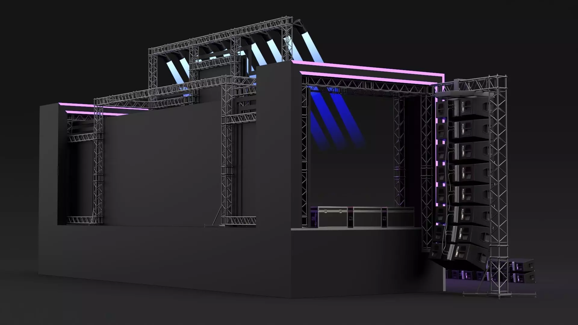 Concert Stage 10 3D model_14