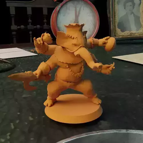 Ganesha Miniature - for DnD and Tabletop RPGs