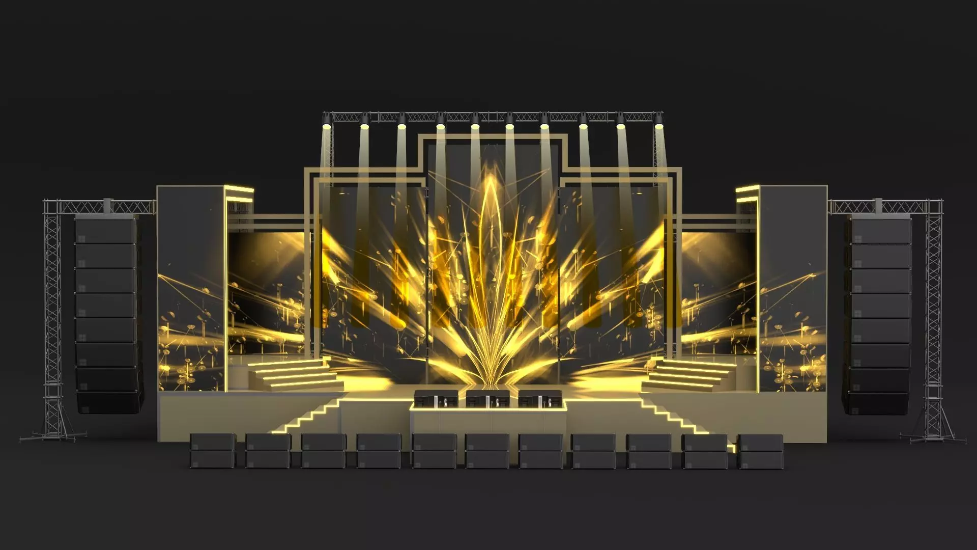 Concert Stage 11 3D model_16
