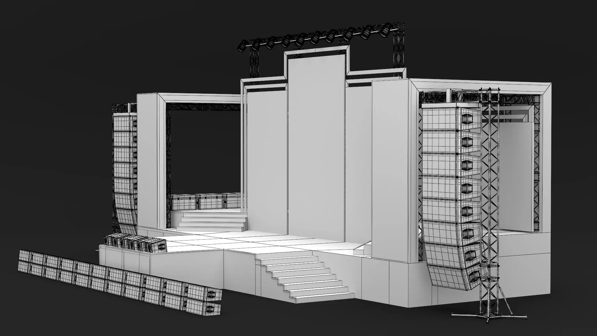 Concert Stage 11 3D model_8