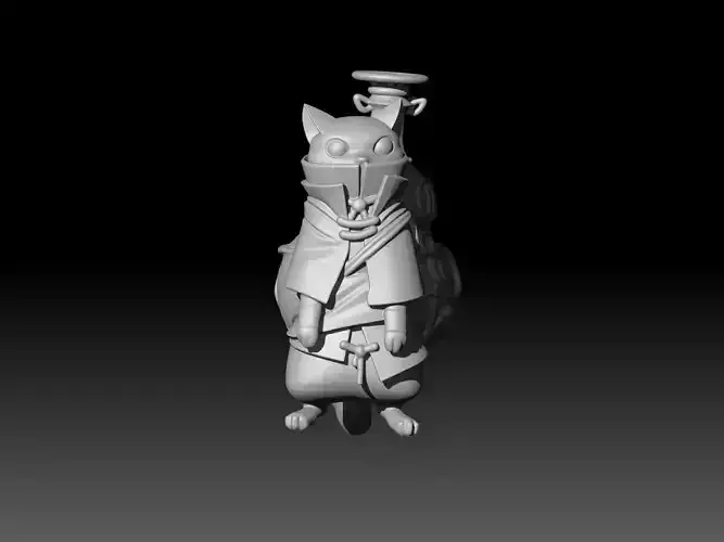 Alchemist Cat - Fantasy 3D Character Model