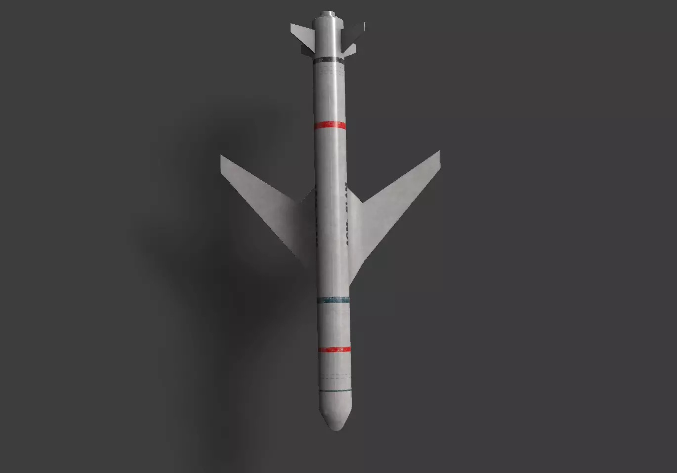 AGM-84HK SLAM-ER Low-poly 3D model_2