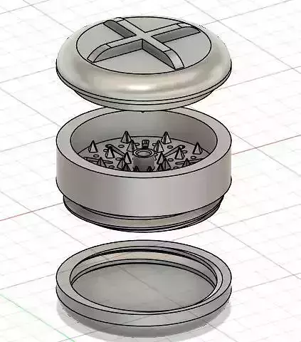 picador de hierba con separador de hash