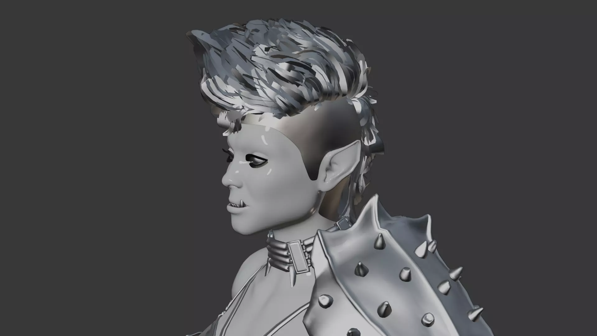 Fierce Orc Warrior 3D model_12