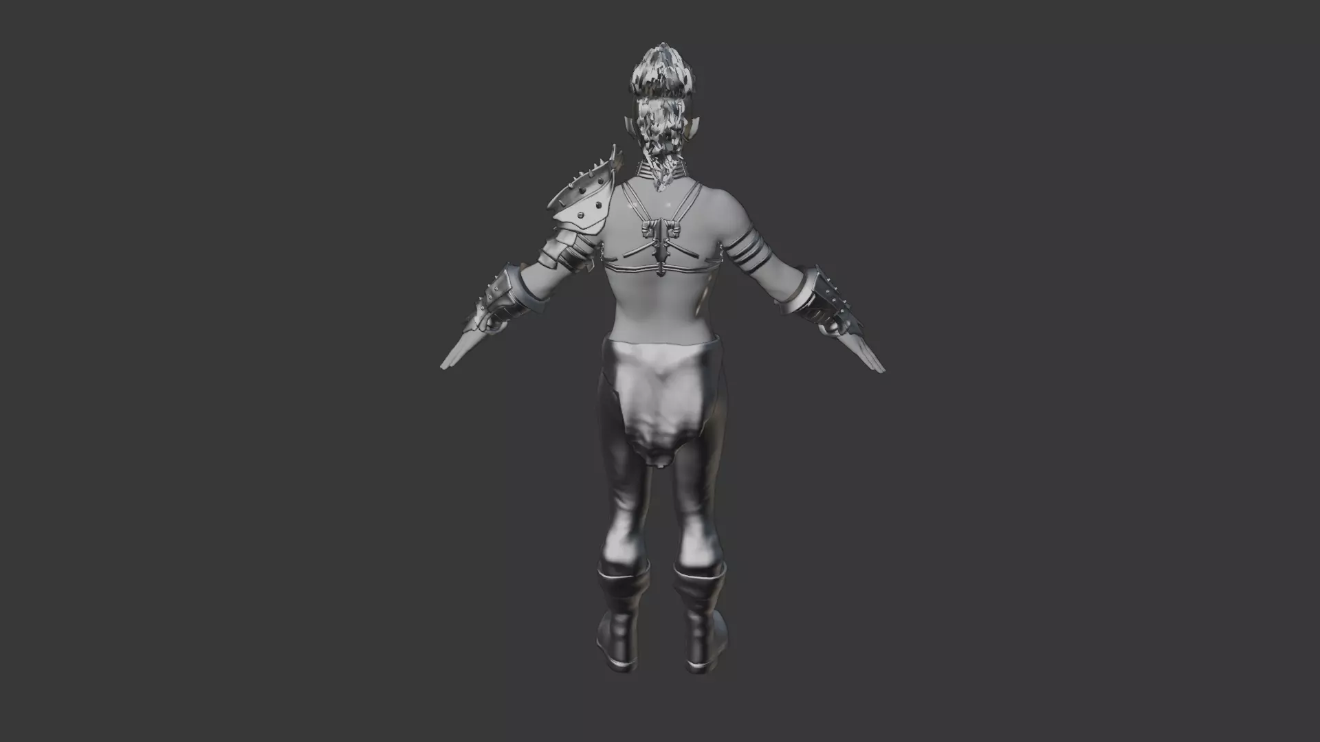 Fierce Orc Warrior 3D model_11