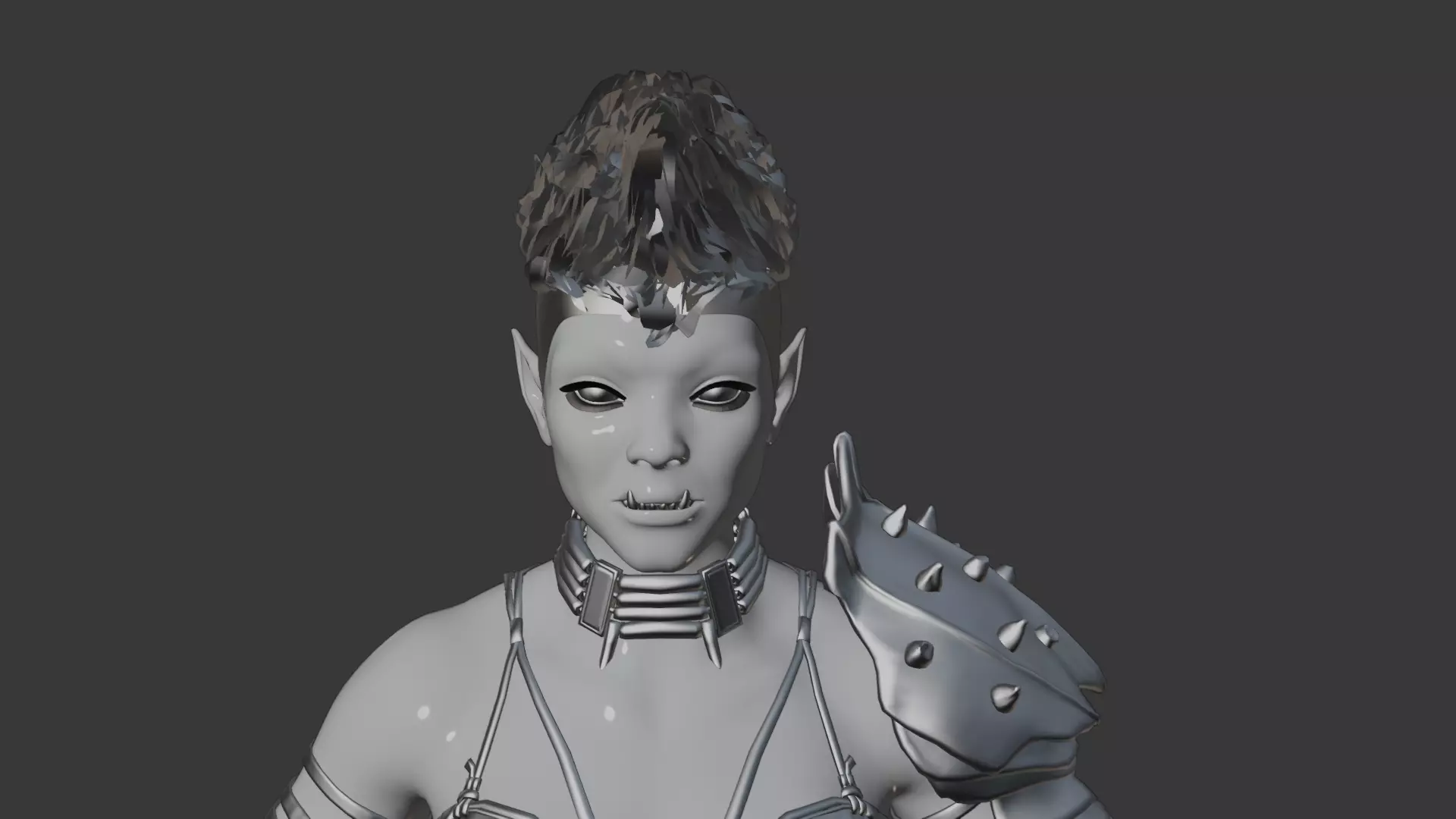 Fierce Orc Warrior 3D model_13