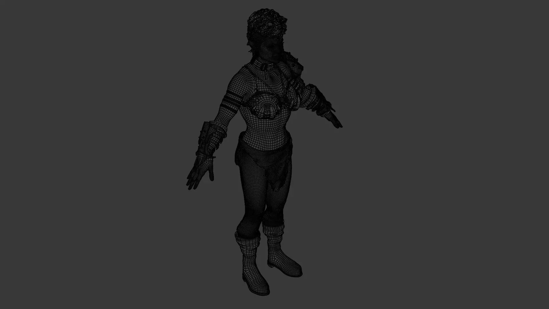Fierce Orc Warrior 3D model_18